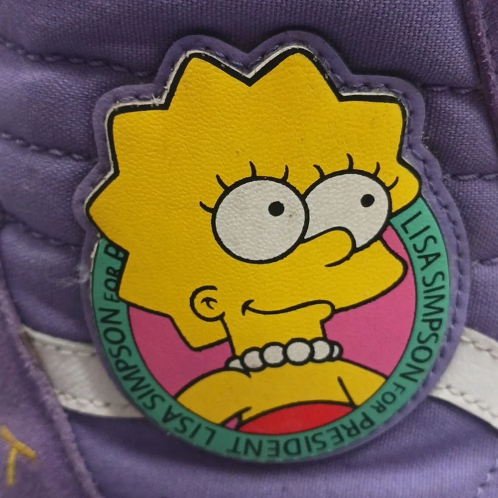 Vans Lisa for President Purple Sneakers The Simpsons - Picture 11 of 11